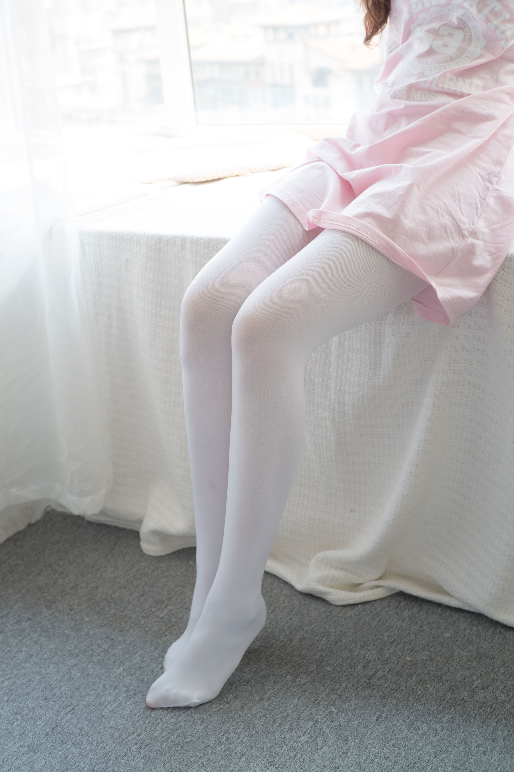 [森萝财团] R15-035 粉红少女白丝美足